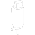 Windshield Washer Squirter Spray Pump 67127302589 Febi Bilstein for BMW