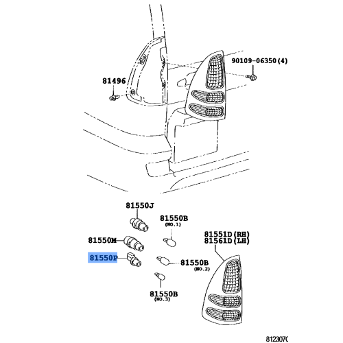 Holder Rr Lamp Bulb