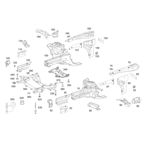 Deflector Ramp Db W204, W212, W218