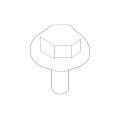 Hex Head Screw with Washer ST4.8x16 - BMW 7147129160