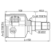 inner cv joint left 32x31x26