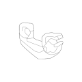 BMW X5 F15 Refrigerant Double Pipe Holder 64509139604