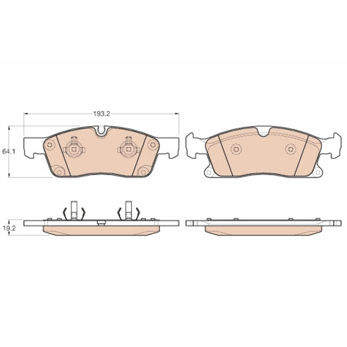 Pad Sub Set,Rr Calip