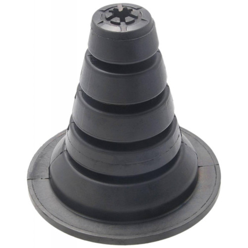 Rear shock absorber jounce bumper