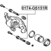 rear caliper slide pin