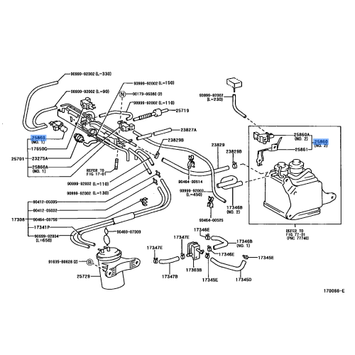 Vacuum Switching Valve Assembly - TOYOTA LEXUS 25860-31060