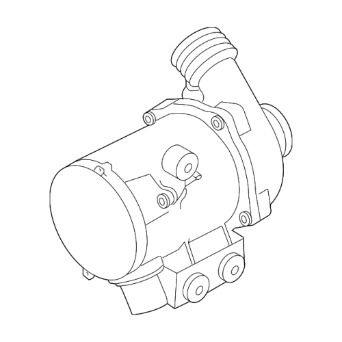 OEM Electric Engine Water Pump w/Thermostat for BMW 335i 535i N54 N55 x5 x6 3.0L