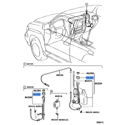 TOYOTA 86392-60170 Ornament Antenna