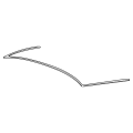 Rear Upper Windshield Moulding Trim Seal - BMW 5 Series (E39) 1997-2003