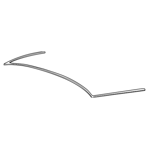 Rear Upper Windshield Moulding Trim Seal - BMW 5 Series (E39) 1997-2003