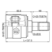 inner cv joint 21x35x25
