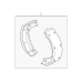 GM Rear Brake Shoe Lining - Chevrolet Spark 2016-2022