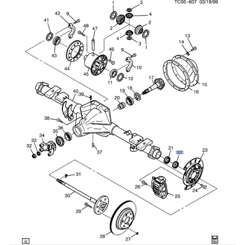 GENERAL MOTORS 12471686 Rear Axle Shaft Seal