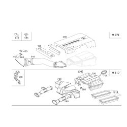 Air Duct Db W203\M112\Rh