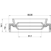 oil seal front hub 51.1x68.05x7.8x14.1