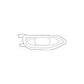 Genuine BMW 7 Series G12 M760iX M760LiX Exhaust Pipe Trim Left M Sport Luxury