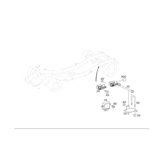 Sender-Unit For Mercedes-Benz
