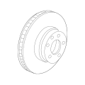 BMW X5 E53 4.8is Front Brake Kit Rotors Pads Sensor (OEM Genuine)