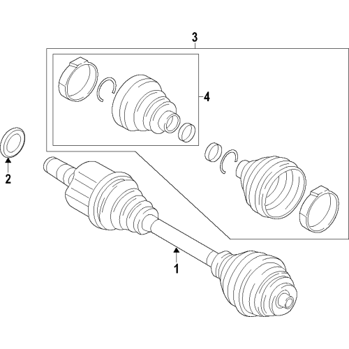 Shaft Oil Seal, Drive Shaft