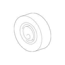 Guide Pulley, V-Ribbed Belt Bmw 7 F01, F02, F03, F04 11287841228