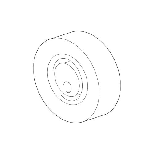 Guide Pulley, V-Ribbed Belt Bmw 7 F01, F02, F03, F04 11287841228