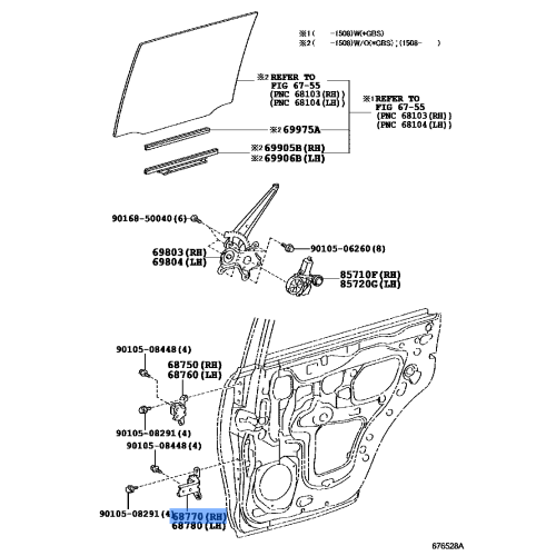 Hinge Assy Rr Door Rh