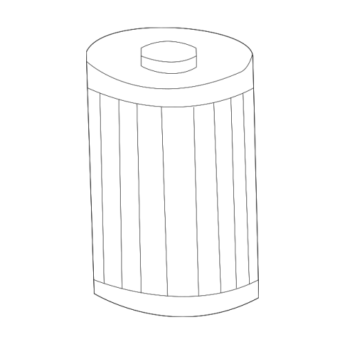 Oil Filter Bmw E34,E39,E38,X5/8Cyl/M62