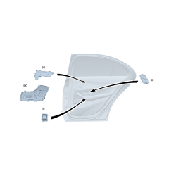 Mercedes-Benz Window Switch A1679054601 New Genuine