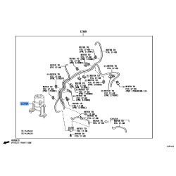 Toyota OEM Genuine INSULATOR ENGINE 12361-25080