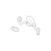 GENERAL MOTORS 84401906 Air Conditioning Condenser Hose