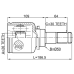 inner cv joint left 26x50x30