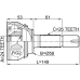 outer cv joint 24x58x26