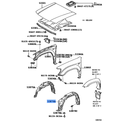 Liner,Front Fender,Lh
