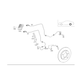 Abs Sensor Active Sensor, Mercedes-Benz S-Class Saloon (W221) 2219057700