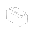 BMW AGM Battery Genuine 61219394648 for F10 F11 F12 F13 G30 G31