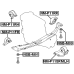 left engine mount (hydro) mt
