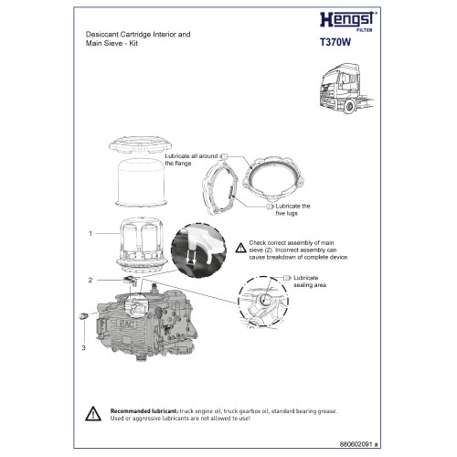 Cv Air Dryer Cartridge-Volvo