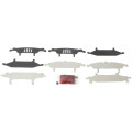 Disc brake clip set