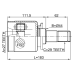 inner cv joint left 27x44x29