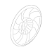 Genuine GM Engine Cooling Fan Blade 89023366