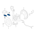 GENERAL MOTORS 85143237 Rear Disc Brake Pad Set