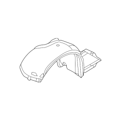 Fender Liner Front Left - BMW 325i (E46) 2001-2005 Sedan/Wagon