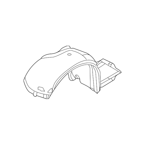 Fender Liner Front Left - BMW 325i (E46) 2001-2005 Sedan/Wagon