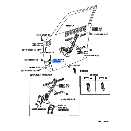 Fr Door Hinge Bottam