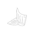 Engine Splash Shield BMW 530i 2001-2003 Left - E39