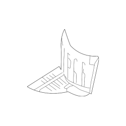 Engine Splash Shield BMW 530i 2001-2003 Left - E39
