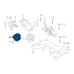 BMW 22116860466 Genuine Engine Mount Right