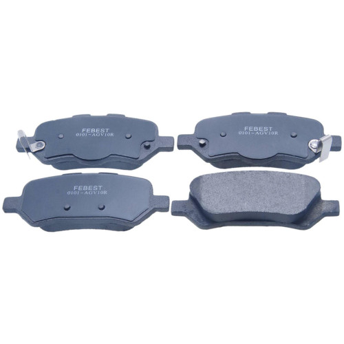 pad kit, disc brake, rear (with anti squeal shim)