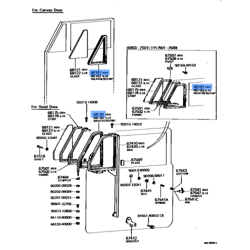 Quarter Glass Rubber