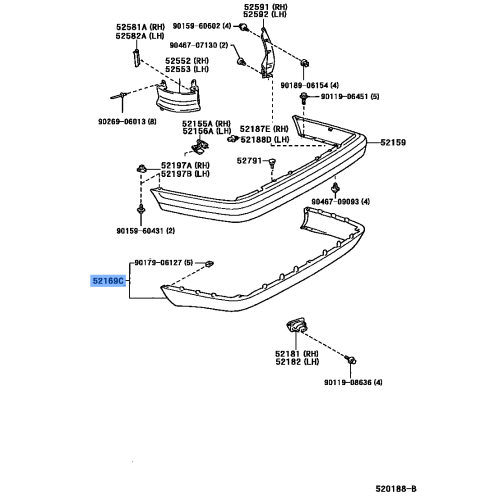 Cover Rr Bumper Lower